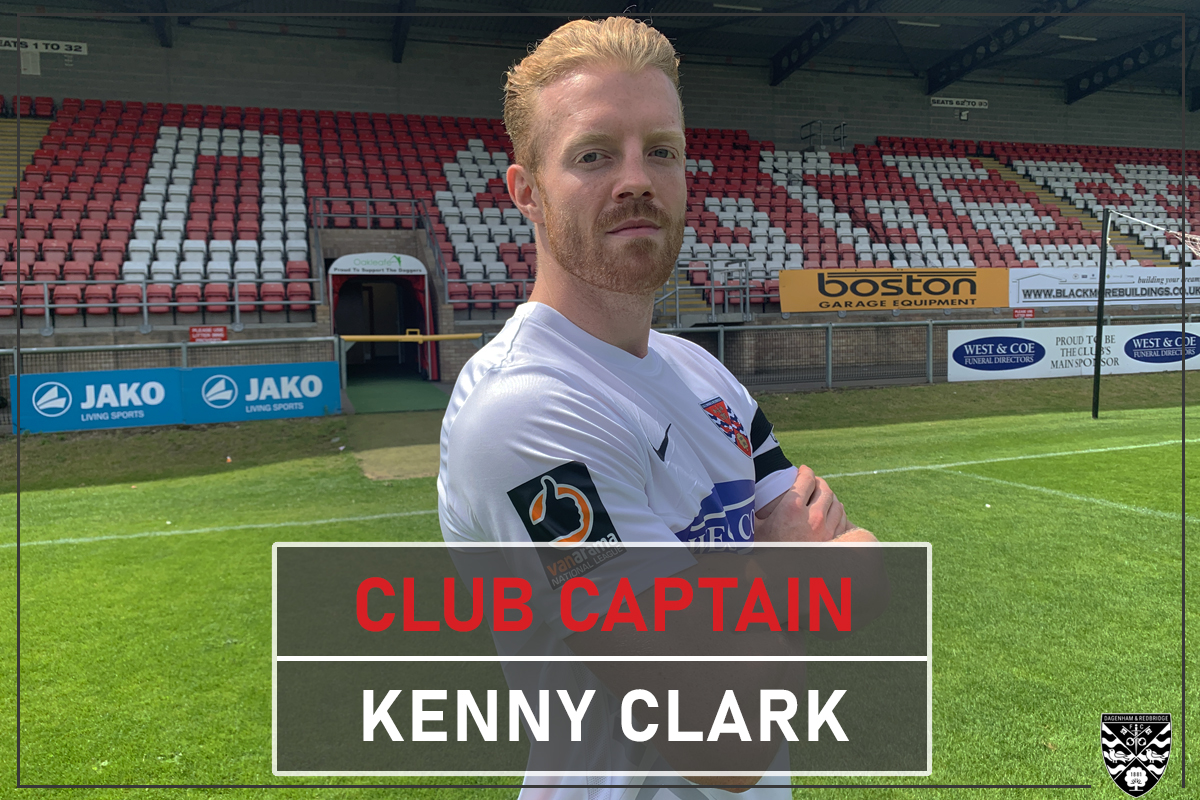 Dagenham & Redbridge FC  Kenny Clark Departs on Loan